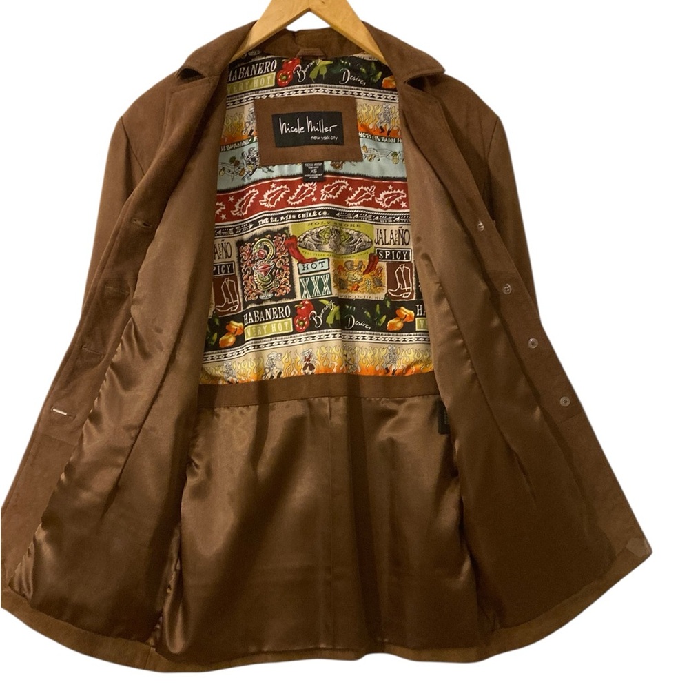 Vintage (1997) Nicole Miller New York Suede Jacket - Picture 3 of 16
